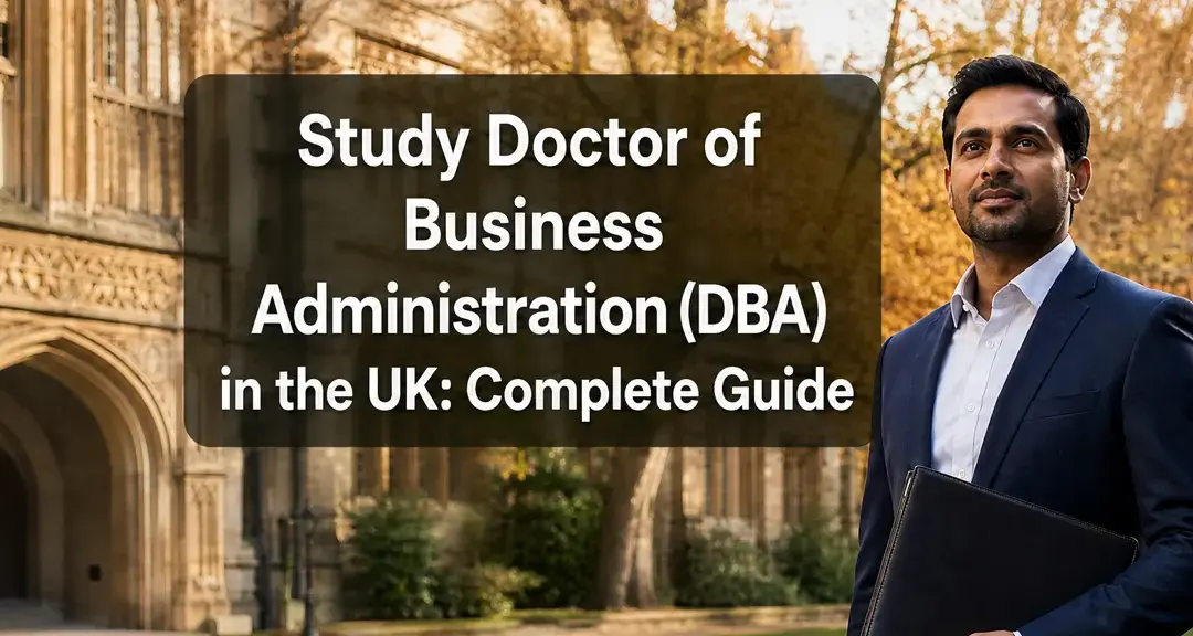 Study Doctor of Business Administration (DBA) in the UK: Complete Guide